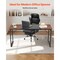63 Inch Computer Desk Office Gaming Desk Home Office Writing Study Table Rustic Brown